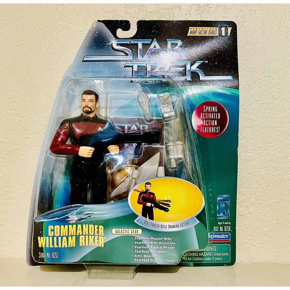 Star Trek Warp Factor Series 1 Action Figure Riker